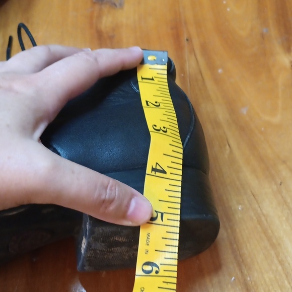 Ariat Black Leather Boots Classic Style Womens Size 7 - Picture 11 of 12